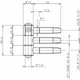 Петля штырьевая OTLAV 300ø13